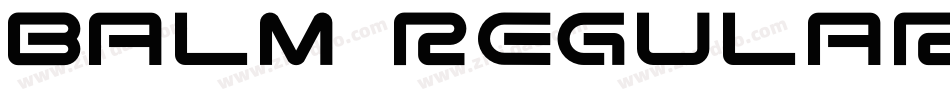 BALM Regular字体转换
